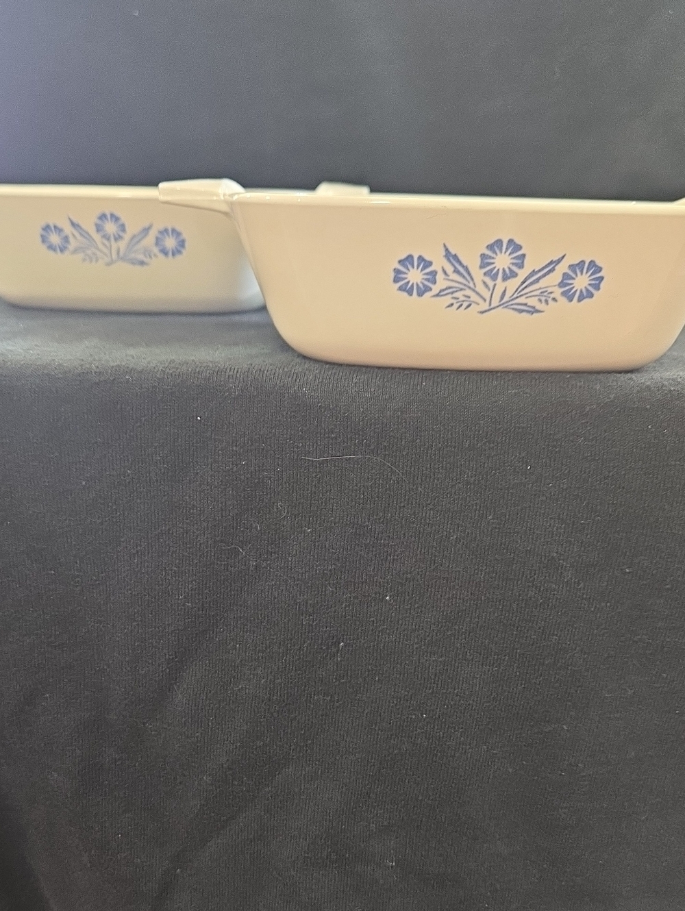 Corningware 2 White Petite Dishes , 12 oz each.